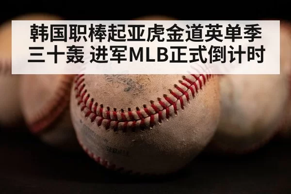 韩国职棒起亚虎金道英单季三十轰 进军MLB正式倒计时